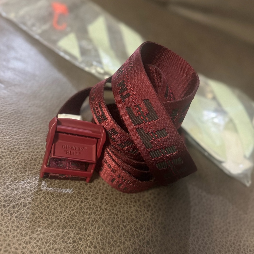 Off-White Red Belt